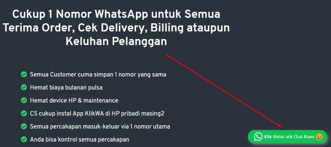 Whatsapp chat button widget untuk website anda